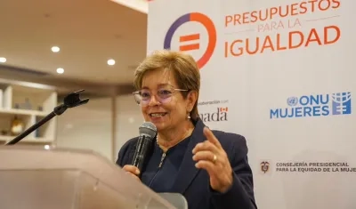 La Ministra de Trabajo, Gloria Inés Ramírez.