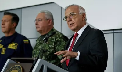 Ministro de Defensa, Iván Velásquez.