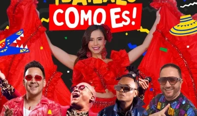 Afiche promocional de la canción ‘Báilalo como es’.