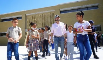 El Alcalde de Barranquilla, Jaime Pumarejo.