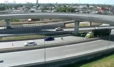 Operativos de la Policía en el Corredor Portuario. 