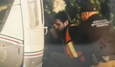 Momento de la captura y traslado de Ovidio Guzmán.