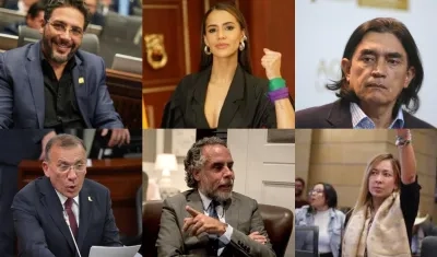 Protagonistas de las peleas del Pacto Histórico.