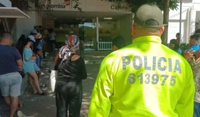 Policía Nacional en operativos en Atlántico.