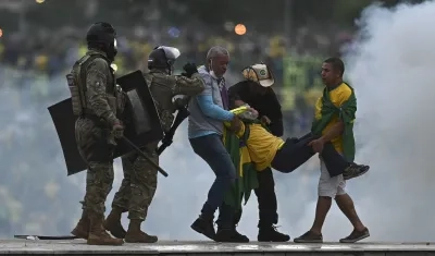 Imagen de la protesta.