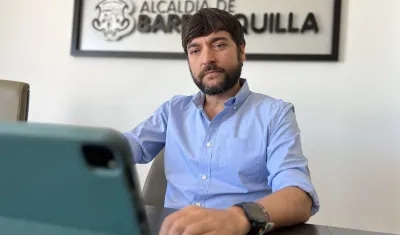 El Alcalde de Barranquilla, Jaime Pumarejo.