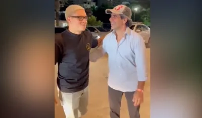 Juan Fernando Quintero recibido en Barranquilla por Alejandro Char.