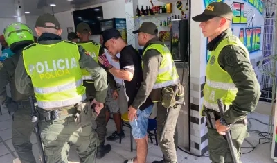 Requisas de la Policía Metropolitana de Barranquilla