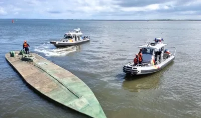 El sumergible en el cual se encontraba la droga.
