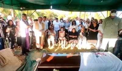 Sepelio de Adolfo Pacheco