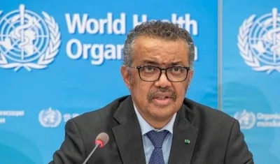 Director general de la OMS, Tedros Adhanom Ghebreyesus.