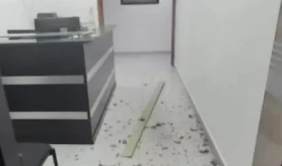 Termoeléctrica blanco de atentado