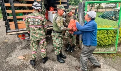 La ayuda humanitaria fue entregada en el Cauca.