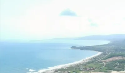 Aspecto de las playas de Tubará.