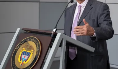 El Ministro de Defensa de Colombia, Iván Velásquez.
