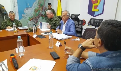 El Ministro de Defensa, Iván Velásquez.