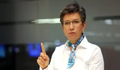 La Alcaldesa de Bogotá, Claudia López.