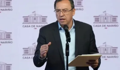 Alfonso Prada, Ministro del Interior.