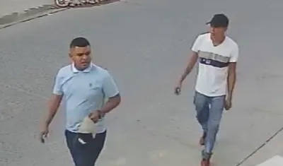 Presuntos delincuentes del asalto.