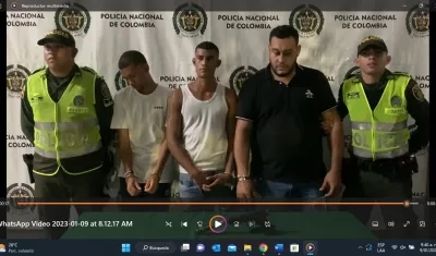 Capturados por la Policía.