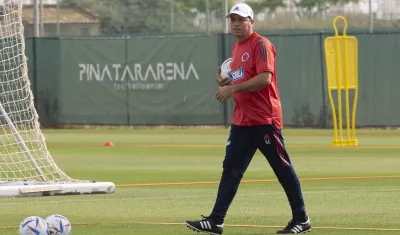 Héctor Cárdenas, técnico de la Selección Colombia Sub-20.