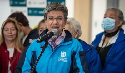 Claudia López, alcaldesa de Bogotá.