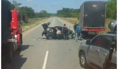 Escena de la tragedia.