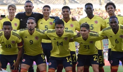 Onceno inicialista de Colombia contra Estados Unidos.