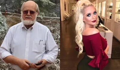 El siquiatra Thomas Kirk Burchard.y la modelo  Kelsey Turner.