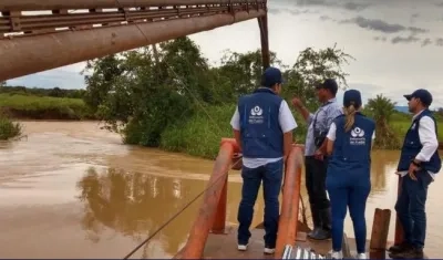 Personal de la Defensoría ha realizado varias visitas La Mojana.