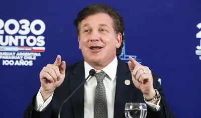 Alejandro Domínguez, presidente de la Conmebol.