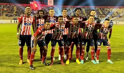 Onceno inicialista del Junior ante Carlos Mannucci. 