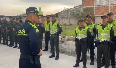 General Jorge Urquijo, comandante de la Policía Metropolitana de Barranquilla.