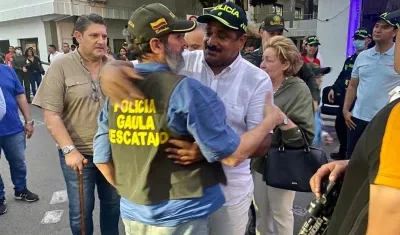 El ganadero Javier García Maya lució una barba poblada.