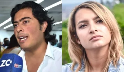 Nicolás Petro y Andrea Petro