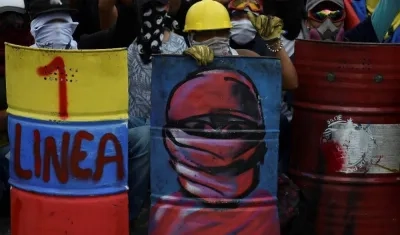 Imagen de miembros de la 'Primera Línea'. 