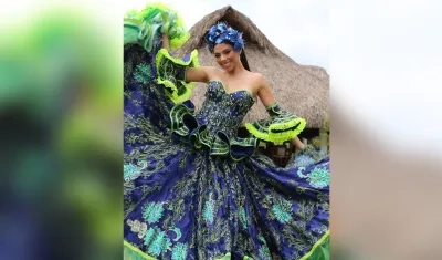 Soeth Sofía Sierra Sánchez, reina del Carnaval de San Jacinto 2023.