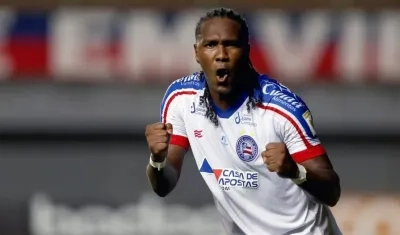 Hugo Rodallega viene de jugar en el Esporte Clube de Brasil.