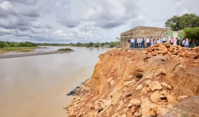 La erosión en el casco urbano de Tierralta se agravó desde agosto pasado.