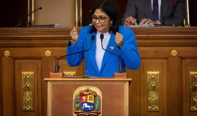 Vicepresidenta de Venezuela, Delcy Rodríguez.