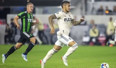 Cristian Arango, delantero colombiano.