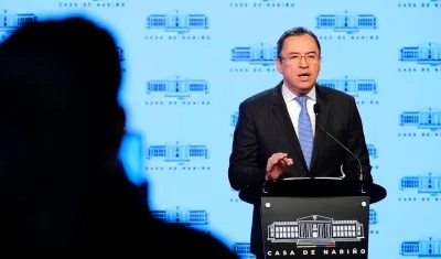 Alfonso Prada, Ministro del Interior.