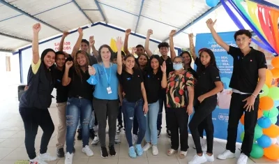 Integrantes de la Agencia de la ONU para los Refugiados.