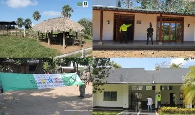 Parte de los bienes impactados con las medidas cautelares.