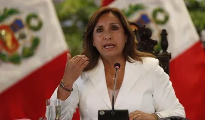 La presidenta de Perú, Dina Boluarte.