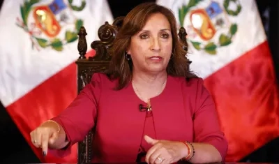 La presidenta de Perú, Dina Boluarte.