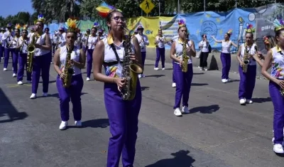 Colombia Amiga Banda Show de Bogotá fue muy aplaudida.