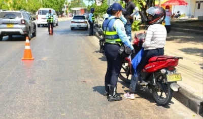 Operativos del DATT en Cartagena