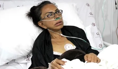 Enilce López sometida a tratamiento médico durante la ejecución de la pena.