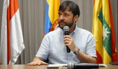 El Alcalde de Barranquilla, Jaime Pumarejo.